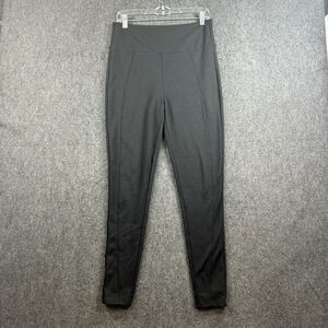 Spanx Assets Leggings Women's Extra Large Black Seamed Ponte Shapewear